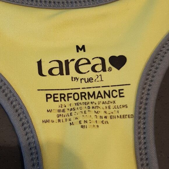 Rue 21 tarea yellow and gray performance top - Picture 8 of 9